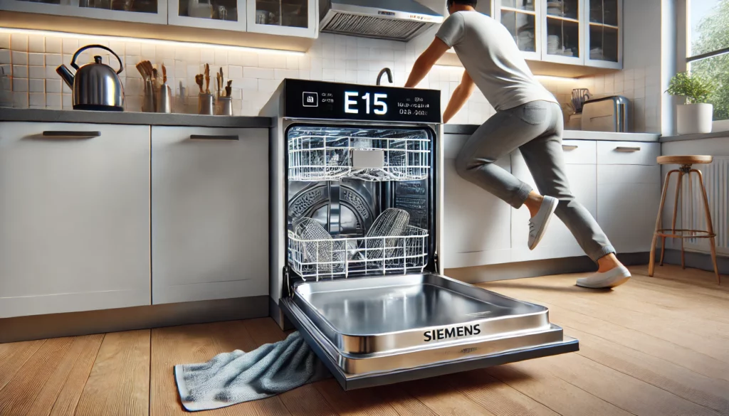 siemens vaatwasser e15 resetten